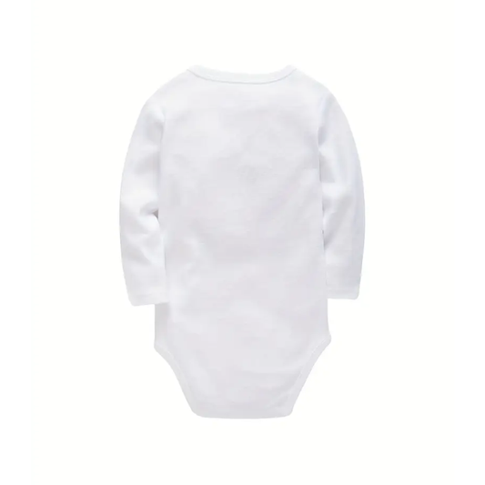 Pure White Baby Bodysuit - bodkid