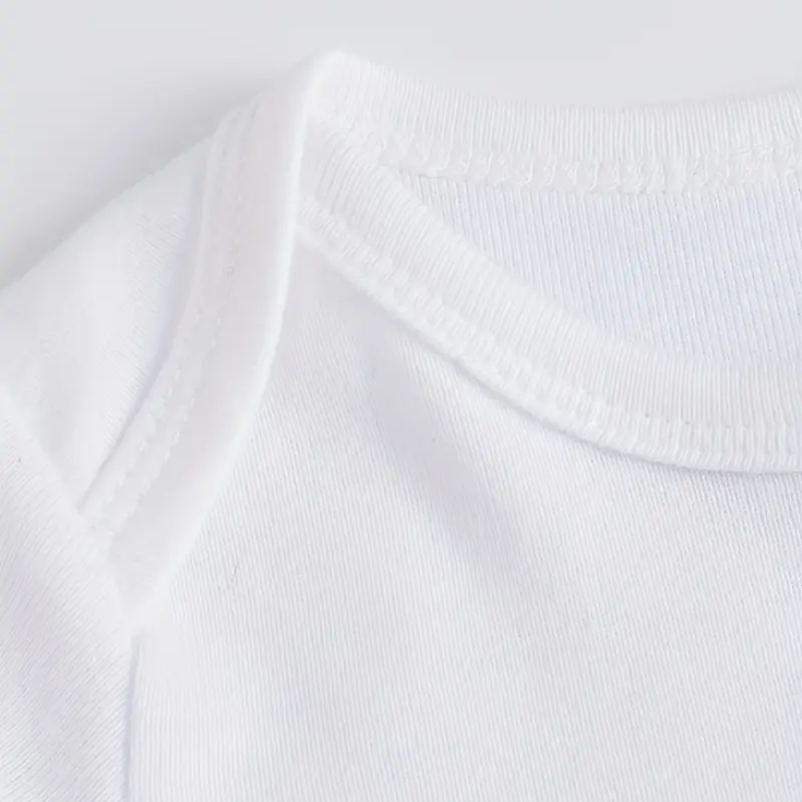 Pure White Baby Bodysuit - bodkid