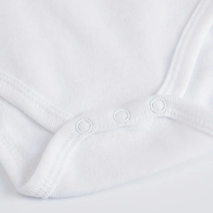 Pure White Baby Bodysuit - bodkid